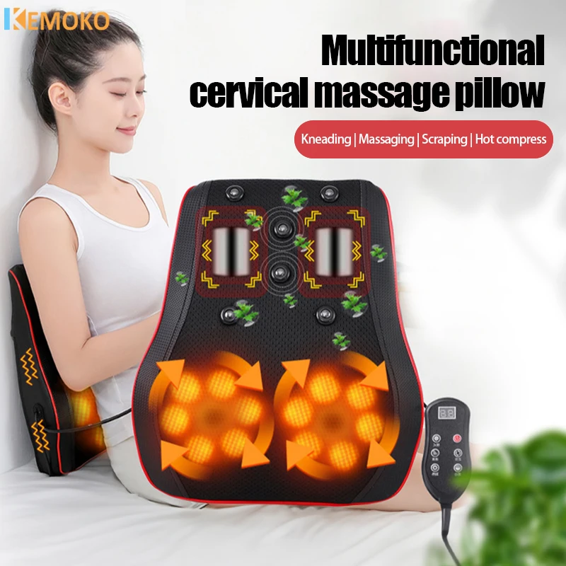 Massage de la taille voiture masseur Portable Relaxation musculaire chauffage Massage du cou Relaxation du corps Portable cou taille déwind Massage