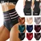 Bodyshaper Mutandine senza cuciture a vita alta Intimo donna Anti-batteri Slip con cavallo morbido per intimo femminile Lingerie Shapewear