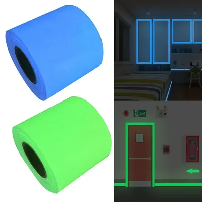PVC-Leuchtbänder, fluoreszierend, im Dunkeln leuchtend, Wanddekoration, selbstklebender Aufkleber, Image