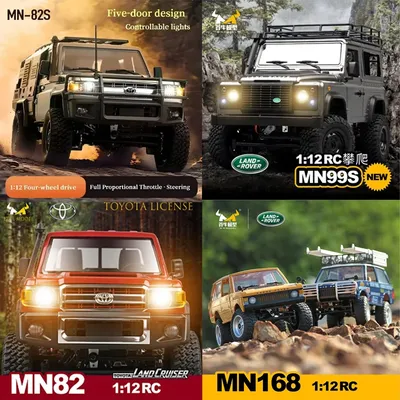 Popular RC Toyota Remote Control Car Four-wheel-drive Retro Off-road Pickup Truck 1/12 Vs Range Rover Model Off-road Vehicle