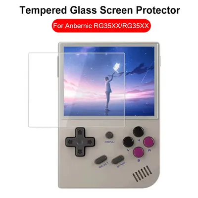 Für Anbernic RG35XX/RG35XX Plus Original Gehärtetes Glas Screen Protector 9H HD Image