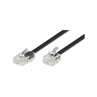 Telefonkabel (Modularkabel/Westernkabel), Kupferkaschierter Aluminiumleiter (cca), RJ45-Stecker