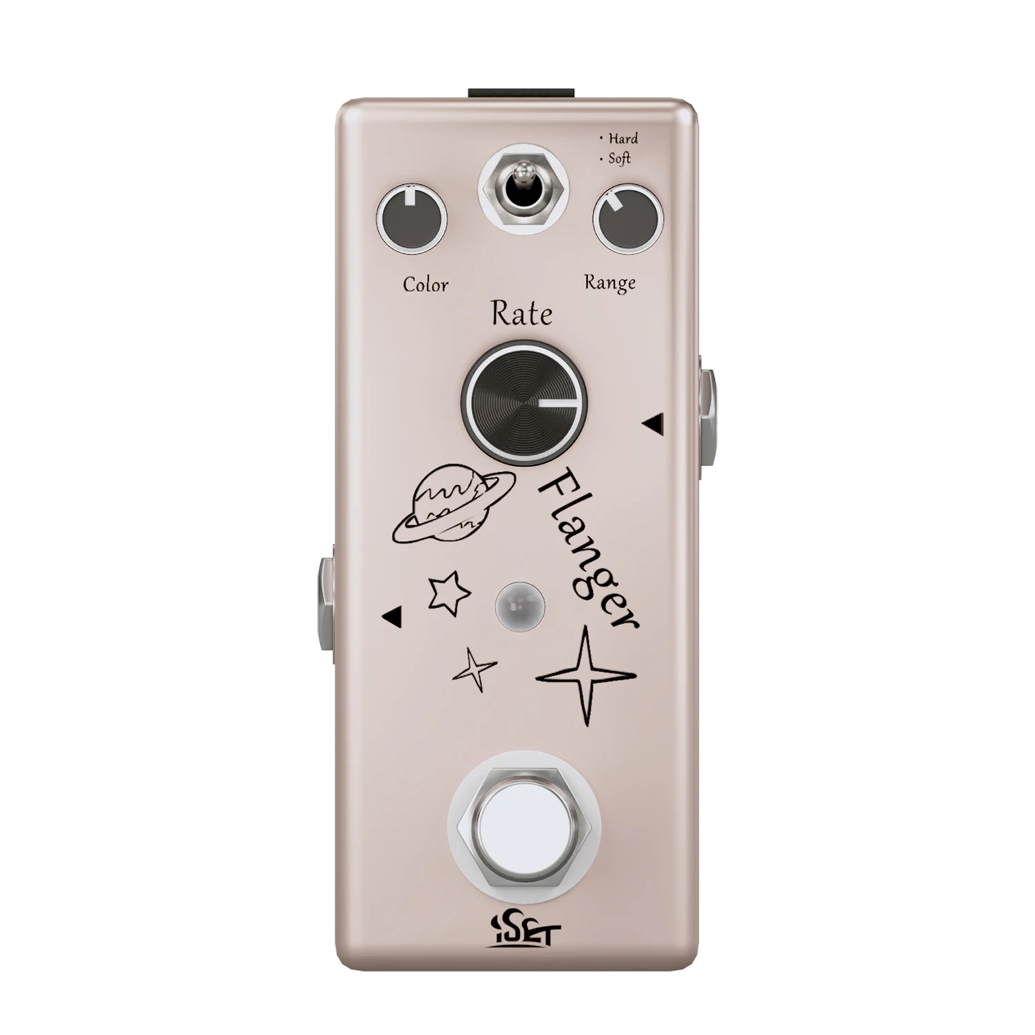 Iset PD-5 analoges Flanger Gitarren effekt pedal 2 Modi Farbe/Reichweite True Bypass Metall gehäuse Gitarren pedal E-Gitarre Bass Teile