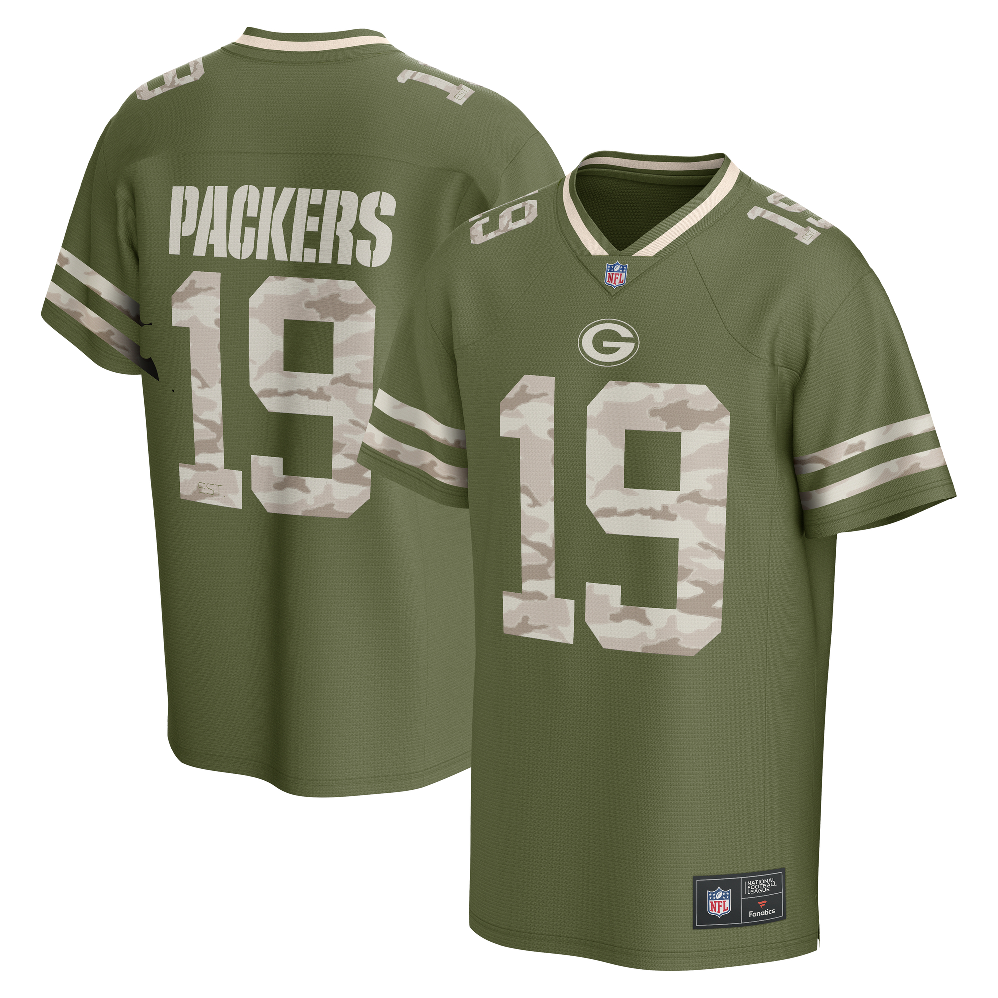 Green Bay Packers NFL Camo Foundation Trikot - Herren Image