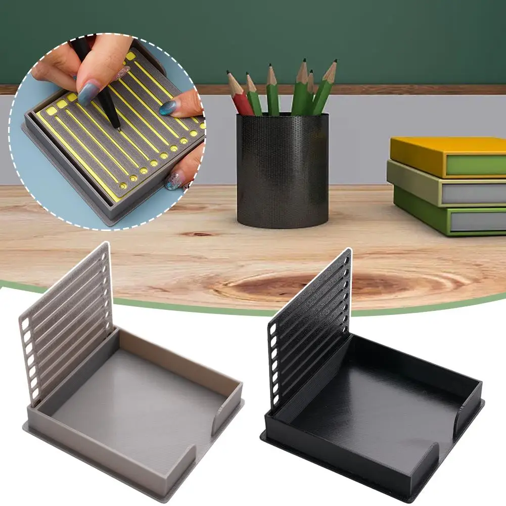 Haft notiz spender Haft notiz halter mit Schablone Haft notiz vorlage für Notizblock selbst klebende Notizblock notiz orgel Image