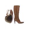 Michael Michael Kors Damen Stiefel, Gr. 8.5, braun, Leder