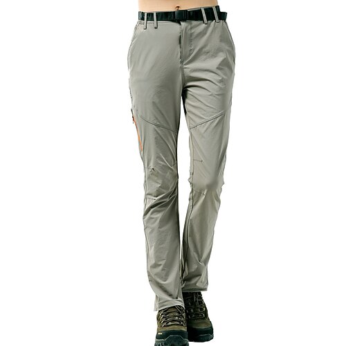 Per donna Pantaloni da escursionismo Estate Esterno Delicato sulla Pelle Comodità Multi-tasche Asciugatura Rapida Pantaloni Grigio scuro Nero Caccia Pesca Arrampicata L XL XXL XXXL 4XL