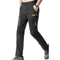 Per uomo Pantaloni convertibili Pantaloni da escursione Estate Esterno Antivento Anti-pioggia Traspirante Asciugatura rapida Pantaloni Nero Verde militare Campeggio e hiking Pesca Escursionismo L XL