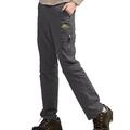 Per donna Pantaloni da escursione Estate Esterno Antivento Traspirante Asciugatura rapida Multi Pocket Pantaloni Tasca con cerniera Grigio scuro Nero Pesca Scalate Spiaggia S M L XL XXL