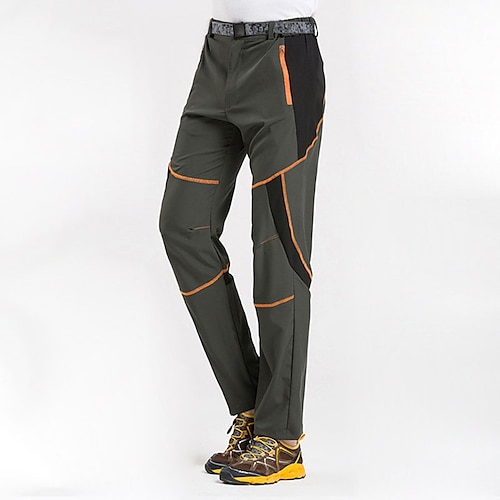 Per uomo Pantaloni da escursionismo Estate Esterno Antivento Asciugatura Rapida Leggero Traspirante Pantaloni NeroGrigio Verde militare Pesca Arrampicata Campeggio / Escursionismo / Speleologia S M