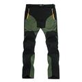 Per uomo Pantaloni da escursionismo Patchwork Estate Esterno Impermeabile Antivento Asciugatura Rapida Leggero Pantaloni Verde militare Blu marino scuro Campeggio / Escursionismo Caccia Pesca S M L