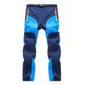 Per uomo Pantaloni da escursionismo Patchwork Estate Esterno Impermeabile Antivento Asciugatura Rapida Leggero Pantaloni Verde militare Blu marino scuro Campeggio / Escursionismo Caccia Pesca S M L