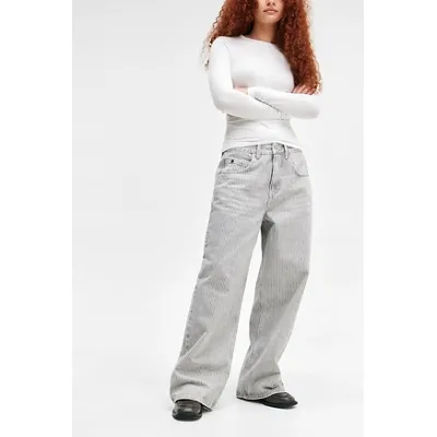BDG Grey Jaya Stripe Jeans - Grey 29W 30L at Urban Outfitters