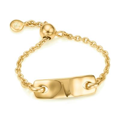 Gold Havana Adjustable Friendship Ring
