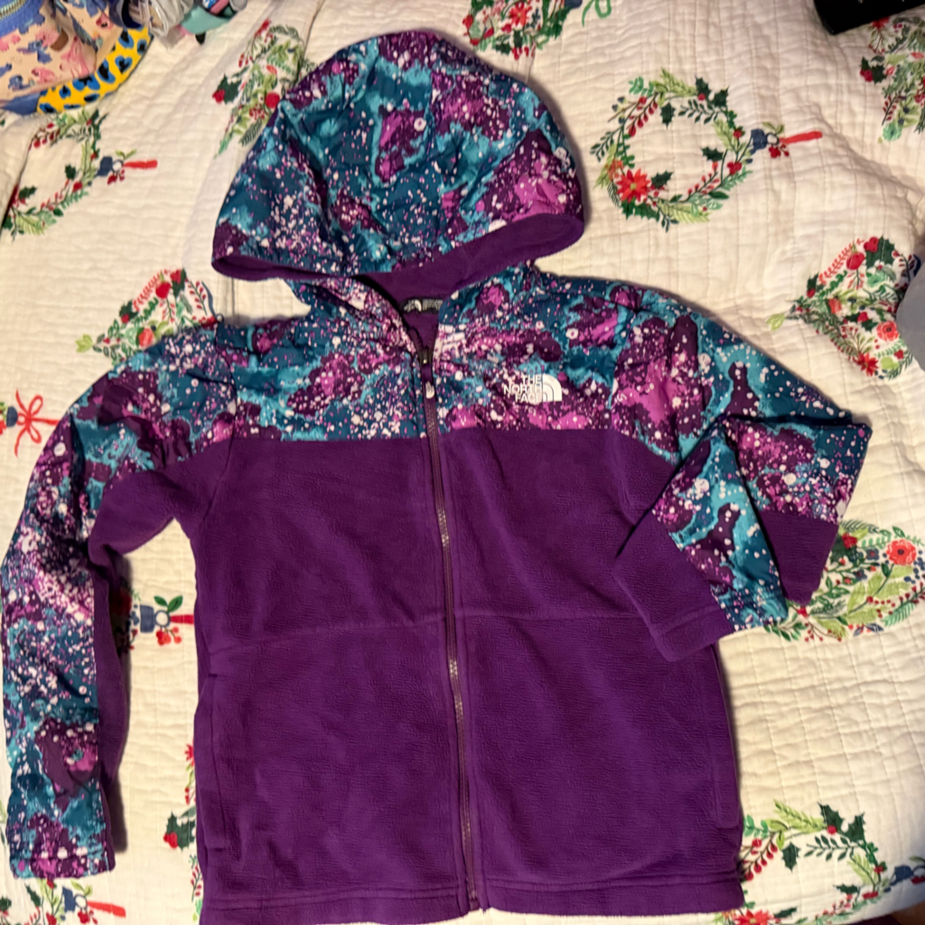The North Face Shirts & Tops | Good Condition North Face Kids’ Glacier Full Zip Up Hoodie, Size S ( 7-8) | Color: Blue/Purple | Size: S (7-8)