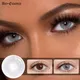 Bio-essenza 1 paio di lenti a contatto colorate per occhi Contatti occhi grigi Lenti blu Lenti moda naturale Contatto occhi cosmetici