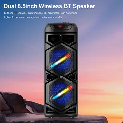 Bluetooth-Compatible Speaker Wireless Portable Speaker Subwoofer Stereo Loud Speaker Loud Boom Box