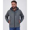 Softshelljacke LPO "ELLIOT PEAK III MEN", Herren, Gr. XL (54), grau (anthrazit), 96% Polyester; 4% Elasthan, sportlich, Langarm mit Gummizug, Jacken, auch in Großen Größen erhältlich