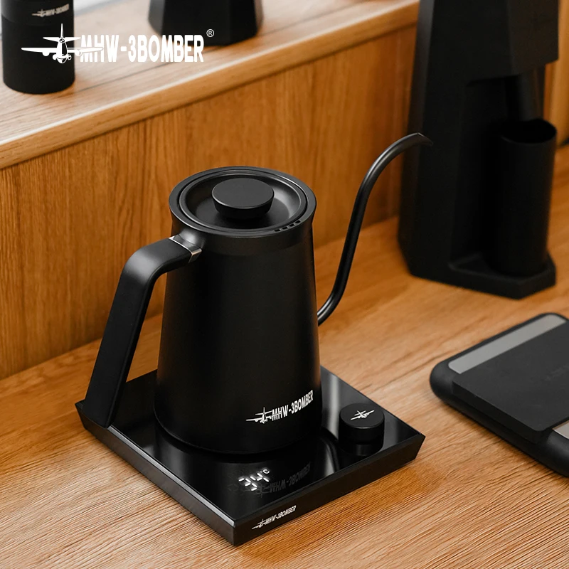 MHW-3BOMBER Kaffeekessel zum Übergießen, thermostatischer Kaffeekessel, intelligente elektrische Kaffeekessel, professionelles Barista-Zubehör Image