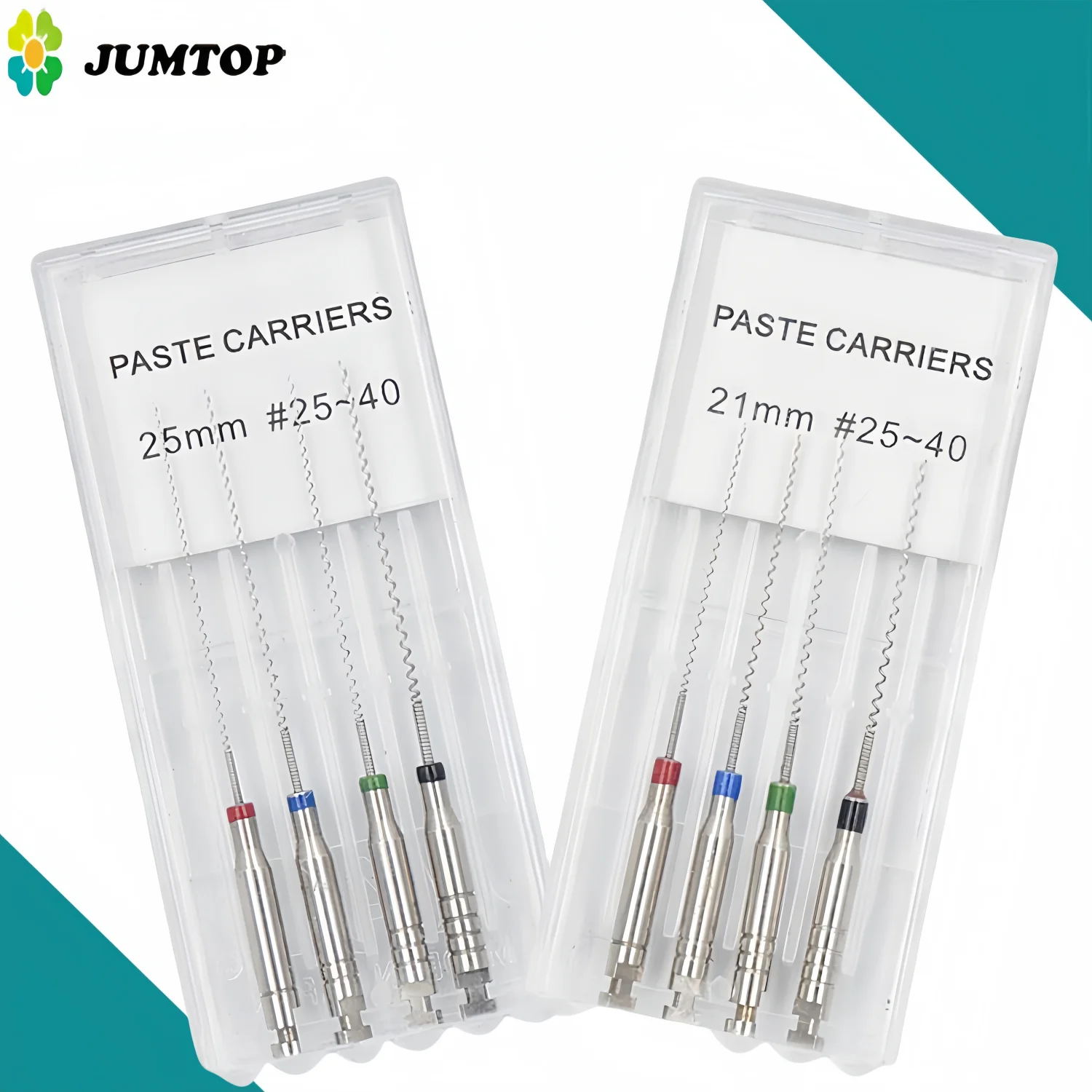 Jumtop Dental Rotary Paste Träger Spiral füller sortiert Motor Füll paste Zahnmedizin Werkzeug für die Wurzelkanal behandlung Endo Image