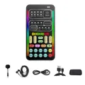 I9 Voice Changer Kit completo effetto Audio multiplo Bluetooth Live Sound Card strumento microfono per scheda Audio Live portatile ultrasottile durevole