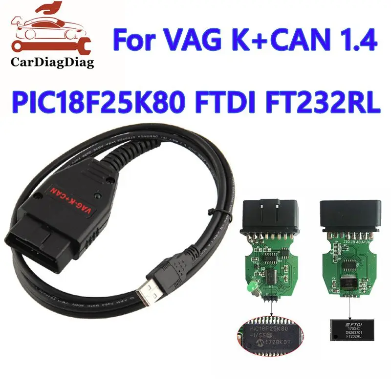 Für VAG K + CAN Commander 1,4 OBD2 Diagnose Scanner Tool OBDII Für VAG 1,4 Kabel Für Vag Scanner Image
