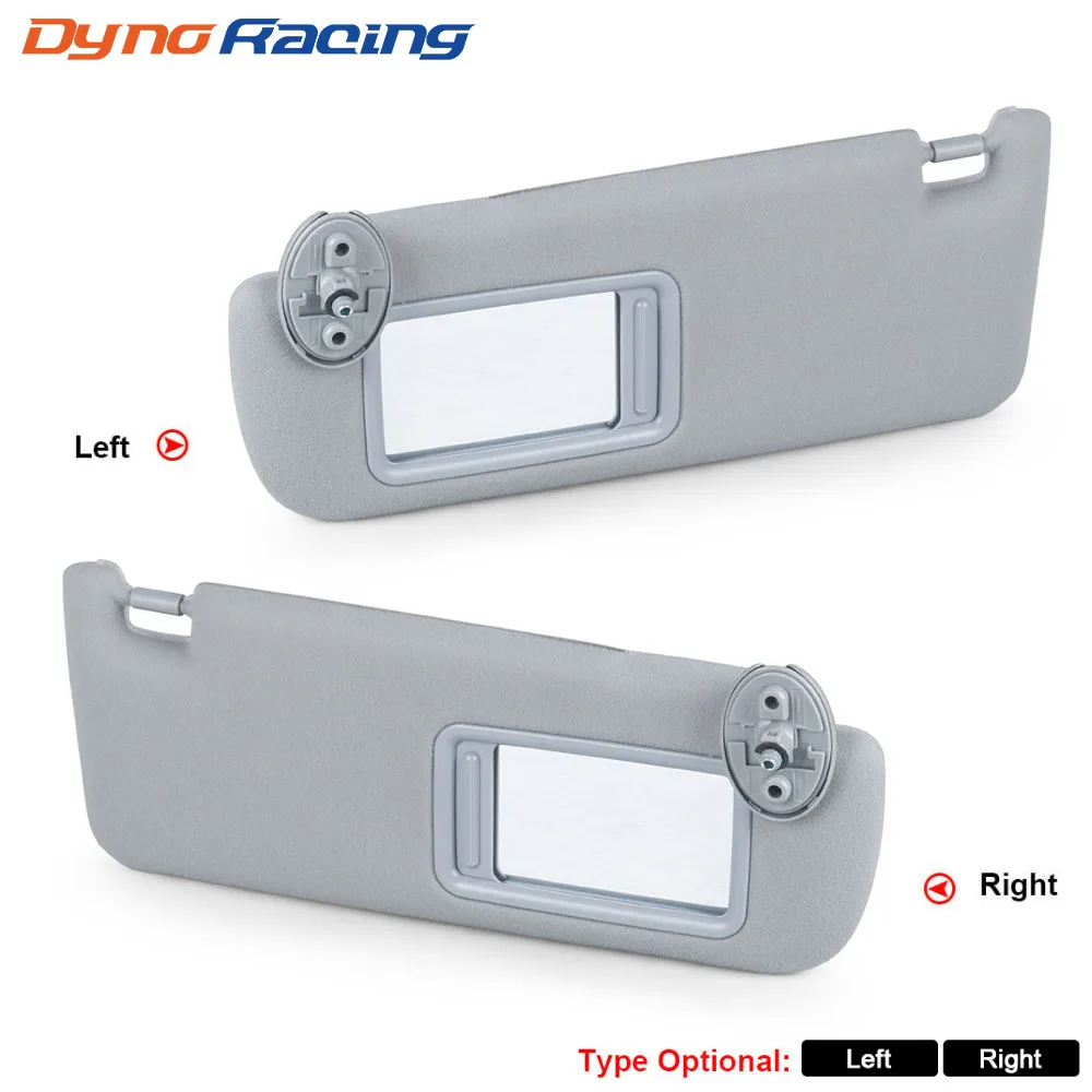 Sonnenblende ohne Licht links Fahrer & rechte Beifahrers eite für Toyota Camry 2013-2017 grau 2014-2018, 2014-2018-33f40 Image