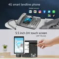 Telefono desktop wireless fisso Android 4G LTE Supporto telefonico cordless VOLTE WIFI Hotspot 2G 3G scheda SIM per ufficio casa