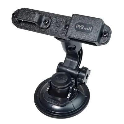 Saugnapf Walkie Talkie Halterung & Lautsprecher Mikrofon Halter für Auto Dashboard Windschutzscheibe, für Motorola Handheld Radio Lautsprecher Mikrofon