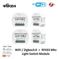 Modulo interruttore luce fai da te Wifi Zigbee 3.0 RF 433Mhz 220V timer telecomando senza fili Vita intelligente Tuya Alexa Google Home Smartlife