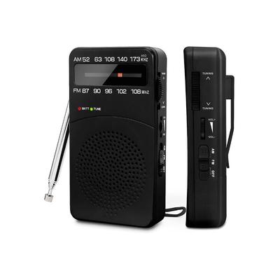 Csparkv - Tragbares Radio, batteriebetriebenes AM(MW)/FM-Radio, Transistor-Taschenradio mit Image