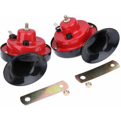Ahlsen - Paar Auto-Schneckenhorn, 300 dB lautes Horn, 12 v lautes elektrisches Luft-Schneckenhorn,