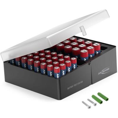 Batteriebox für 56 Batterien mit 32x Micro aaa / 20x Mignon aa - Ansmann Image