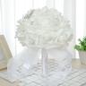 Wedding Bouquets for Bride, Artificial Silk Flower Lace Foam Rose Bridal Bouquet, DIY Handmade Wedding Bouquet for Brides and Decoration