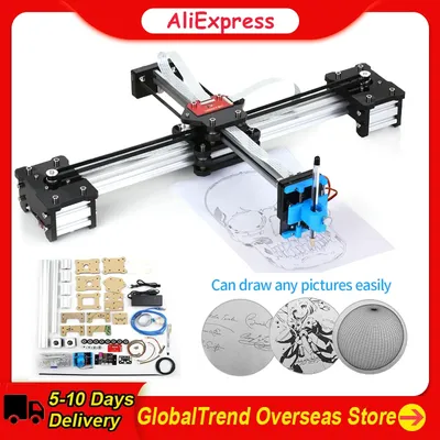 Desktop DIY Assembled XY Plotter Pen Drawing Robot Drawing Machine Painting Handwriting Robot Kit