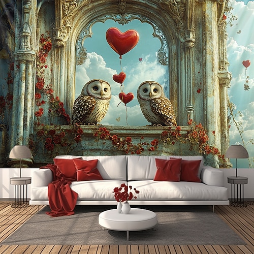 Hochzeitsdekorationen Hintergrund Foto-Wandbehang großer Teppich Kunst Wanddeko Decke Vorhang Heim Schlafzimmer Wohnzimmer Dekoration Gemälde Liebe Bir Image