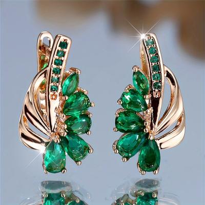 TEMU Drop For - Copper Zirconia, For Weddings & Image