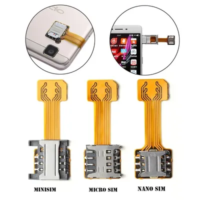 Universeller android phone tf hybrid sim steckplatz für micro sd extender nano cato dual sim karten adapter