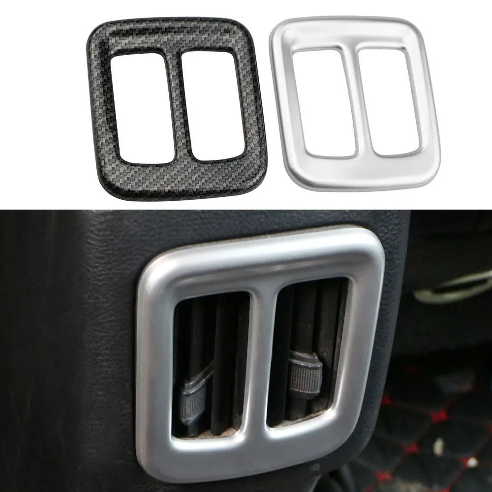 Auto-Hintere AC-Entlüftungsabdeckung für Jeep Compass 2017 2018 2019, Klimaanlage, Steckdose, Dekoration, Aufkleber, Innenzubehör Image