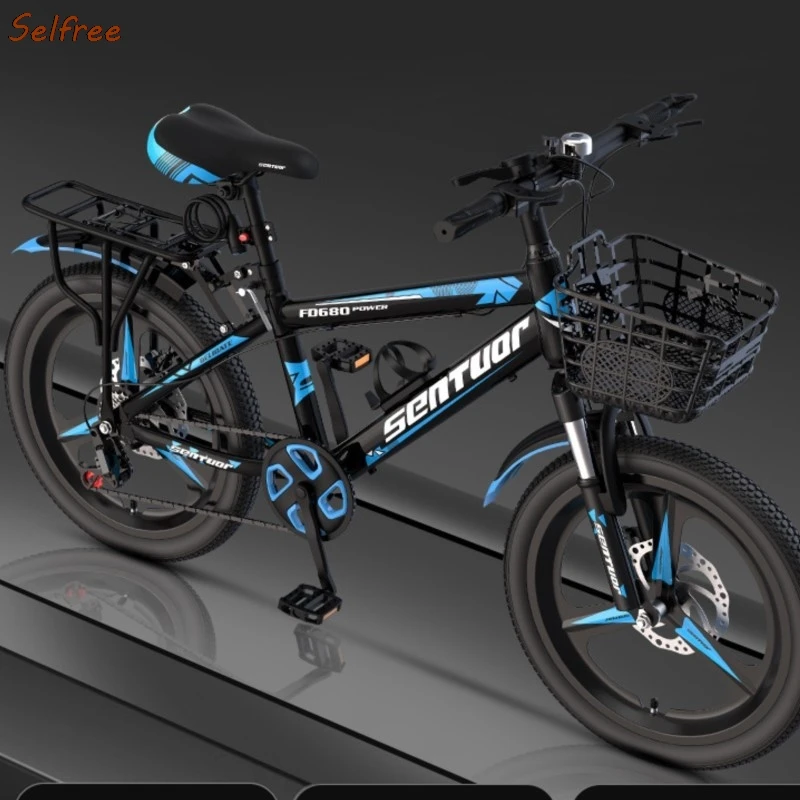Selfree Kinder Fahrrad Speichen rad Drei-Blatt-Rad 18-24 Zoll Kinder variable Geschwindigkeit Mountain Girl Boy High-Carbon-Stahl Image