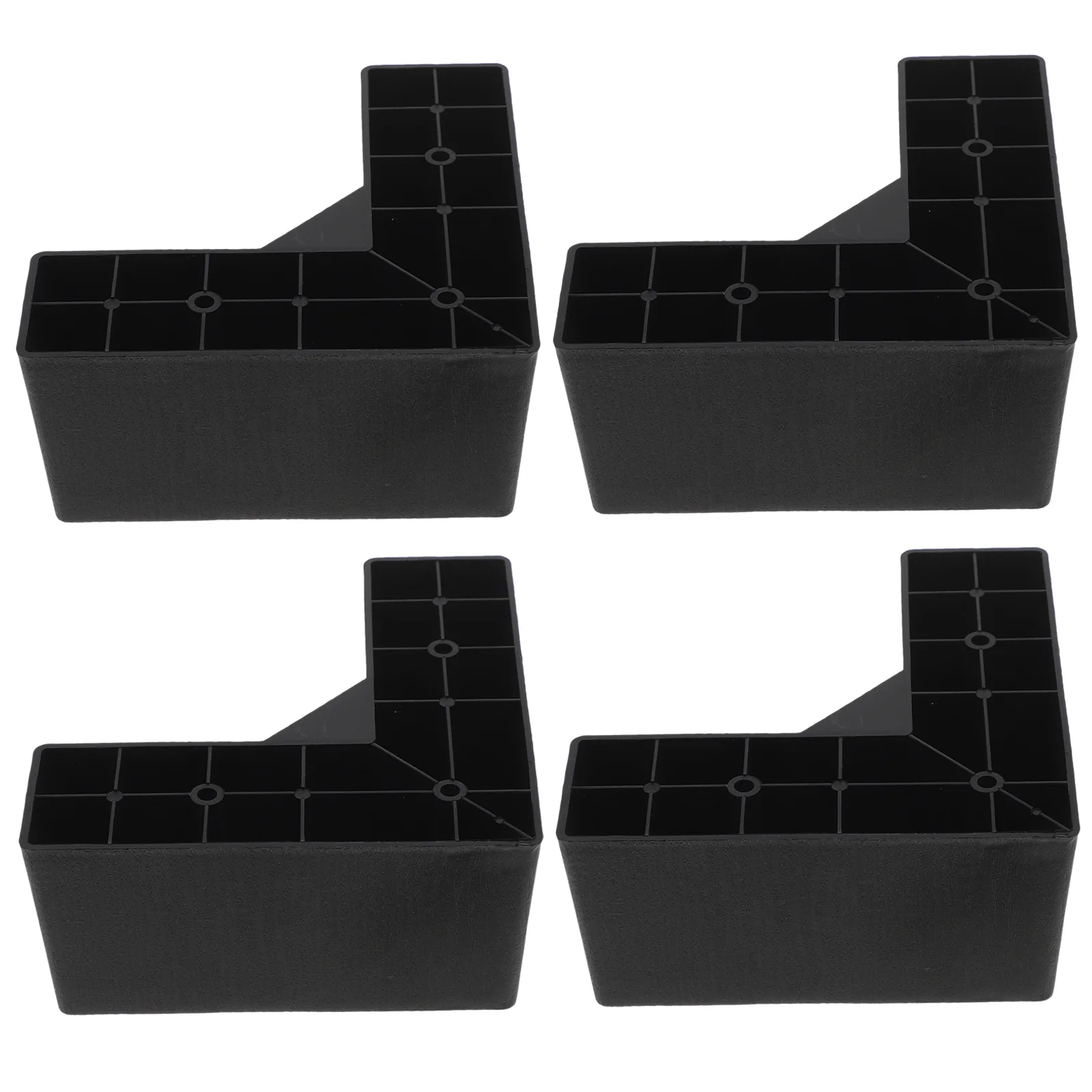4 Stück Couch-Riser, Kunststoff-Stützfüße, Beine für Möbel, Sofa, Büro, Stützen Image