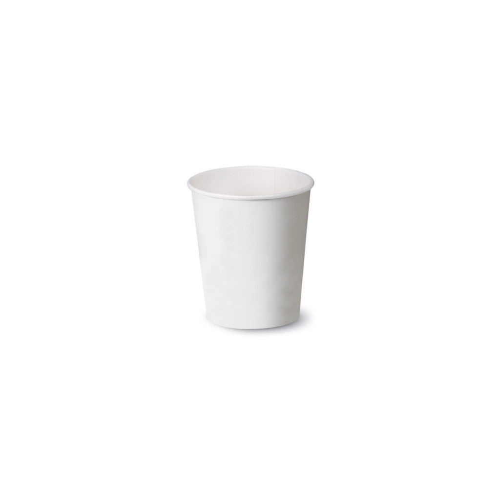 Ekoe Plastic Free Solutions Ekoe-Papier- und PLA-Becher 90 ml gemäß UNI EN 13432 100 Stück Image