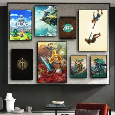Tears of the Kingdom Zeldas Poster, Drucke, Wandaufkleber, Aufkleber, Bilder, Wohnzimmer, Image