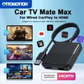 OTTOMOTION Car TV Mate Adattatore CarPlay cablato a wireless Convertitore video multimediale Android Auto HDMI per TV Stick Game Box