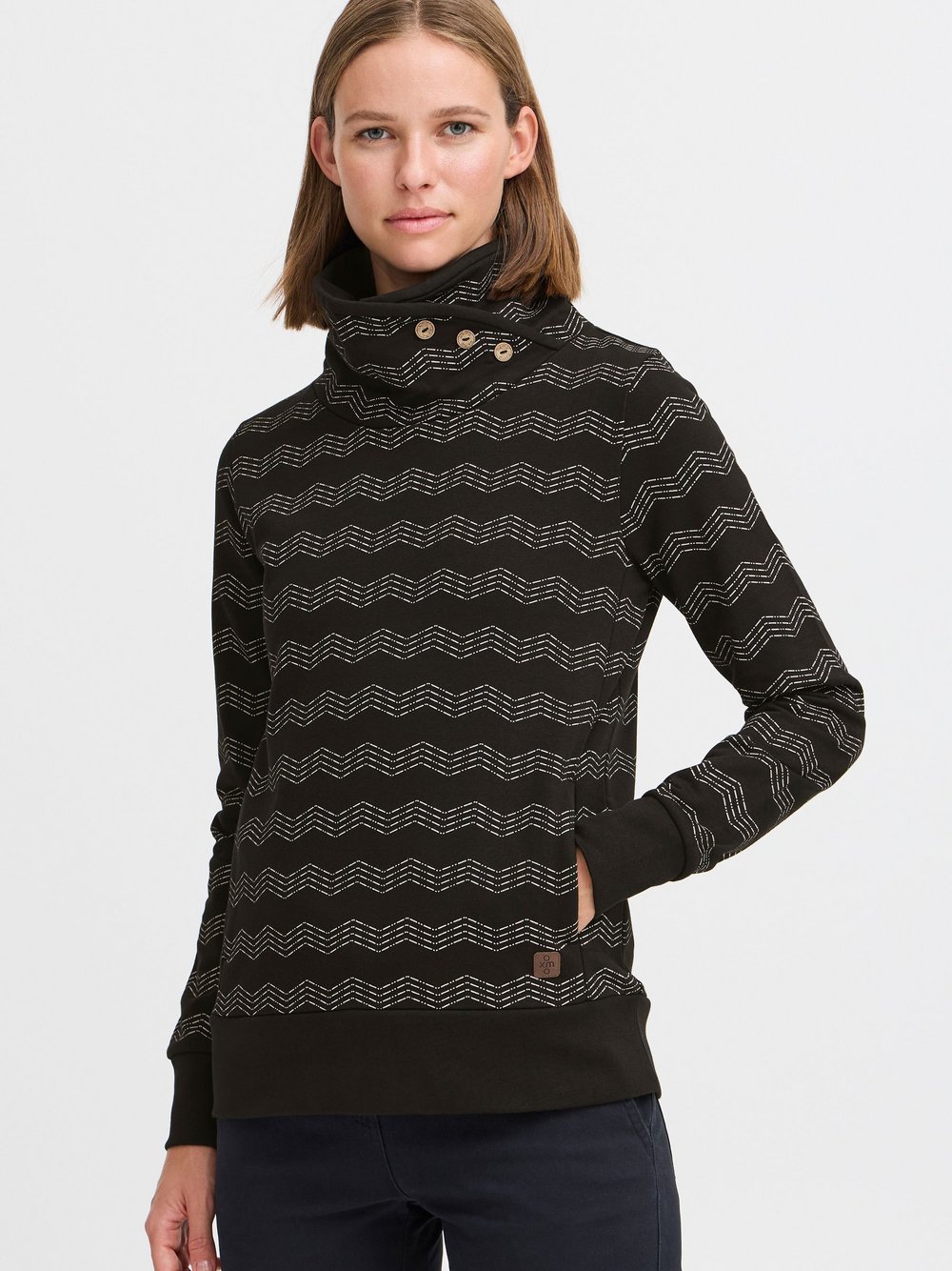 OXMO Sweatshirt Damen schwarz, L Image