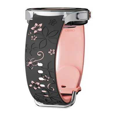 Graviertes Silikonarmband für Samsung Galaxy Watch 7 FE/6 4 Classic/5 Pro 45 No Gaps Sportarmband Galaxy Watch 7 Band 44 mm 40 mm Image