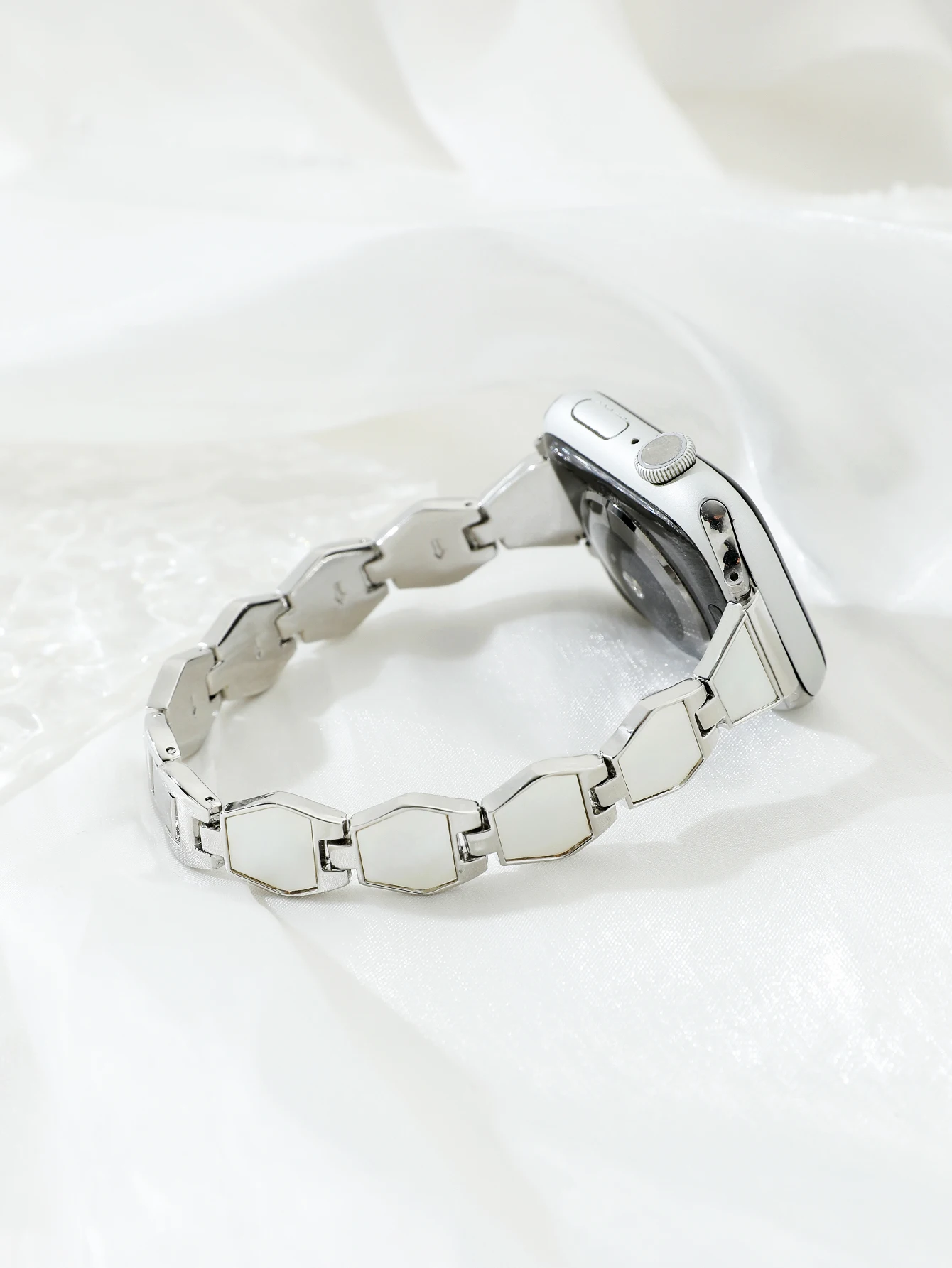 Mode Metall Armband Armband für Apple Watch Ultra 44mm 45mm 40 41 49 Ketten design Damen bänder für iwatch 9 8 7 6 5 4 3 Image