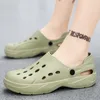 Neue 46 große Paar Fuß sandalen Herren Sommer Baotou Garten Hausschuhe atmungsaktive rutsch feste Eva Fahr schuhe