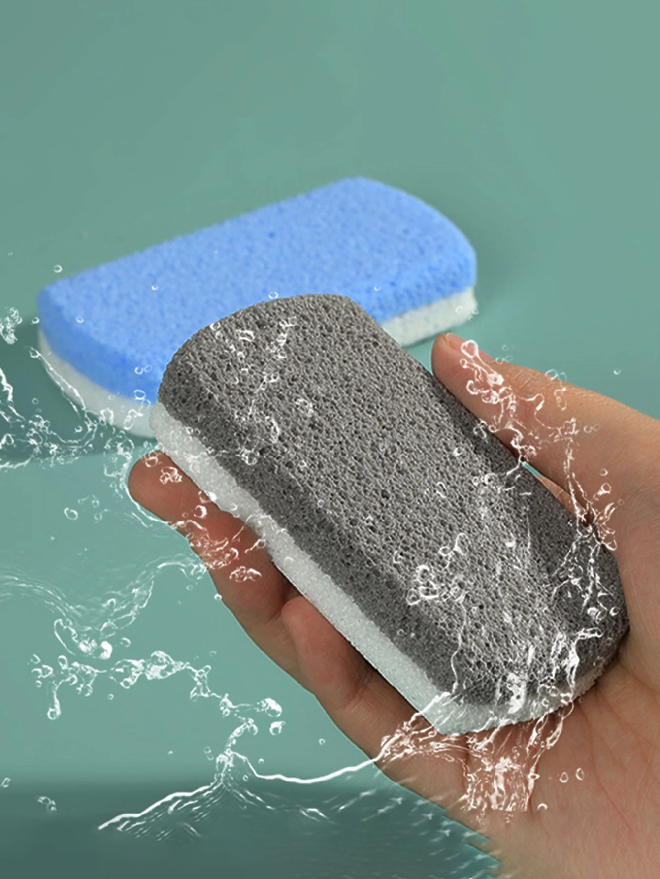 Fuß Bimsstein Fuß Datei Kallus Abgestorbene Haut Entferner Fuß Ferse Wäscher Glatte Füße In Sekunden Pediküre Peeling Werkzeug Image