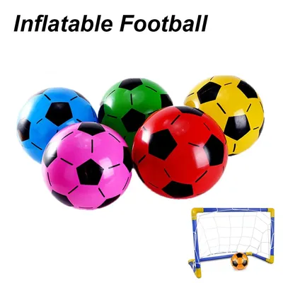 22 cm kinder Spielzeug Dicke PVC Aufblasbare Cartoon Hand Ball Elastische Fußball fußball Außerhalb Image